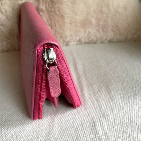 CHANEL Long Wallet Pink CC Mark/Coco Button (Made in Italy🇮🇹) - Picture 4 of 11